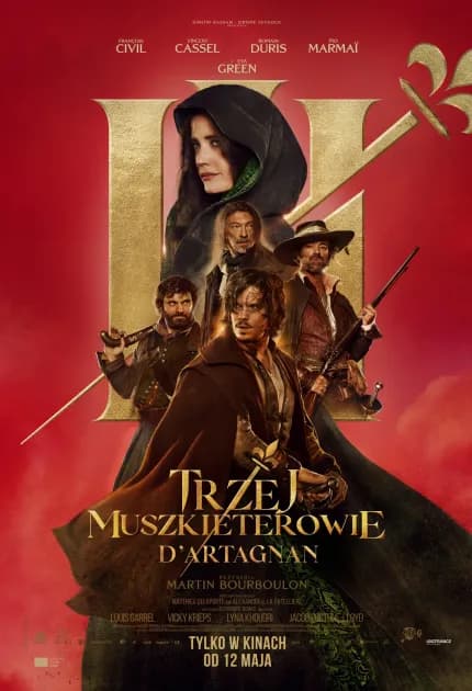 Plakat filmu Trzej muszkieterowie: D’Artagnan